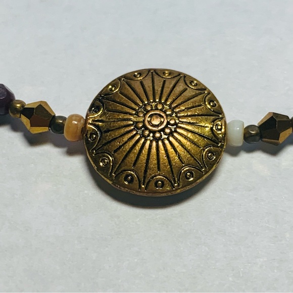 ***SOLD*** 4-Piece Artisan Hand Crafted Bracelets & Earrings Set Glass Beads - Picture 11 of 17